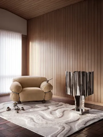 Norlander wool carpet 310x400 cm - Offwhite - Tinted