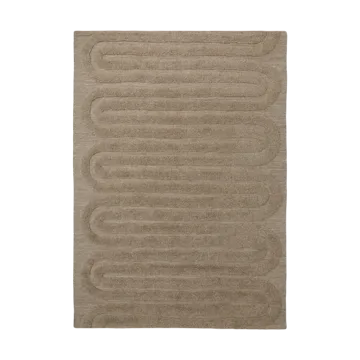 Riklund wool carpet 160x230 cm - Beige-melange - Tinted