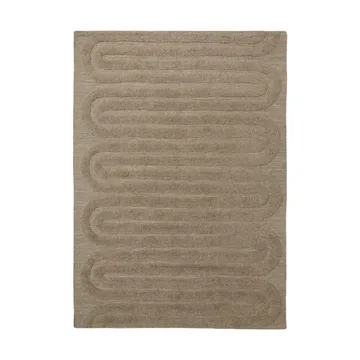Riklund wool carpet 190x290 cm - Beige-melange - Tinted