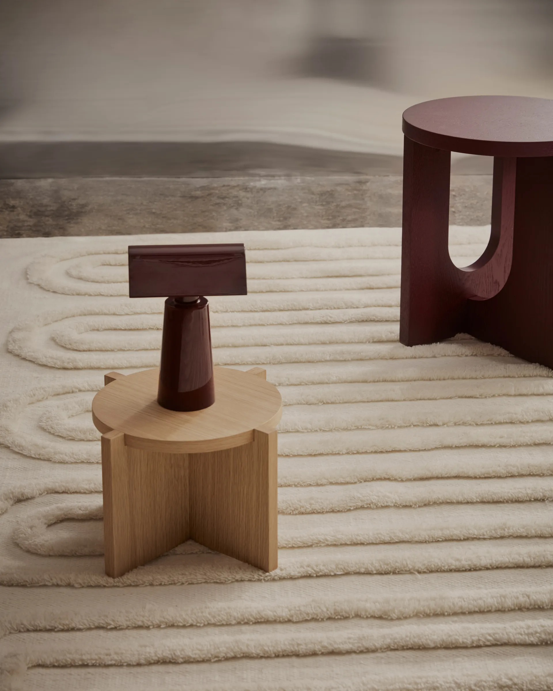 Riklund wool carpet 190x290 cm, Offwhite Tinted