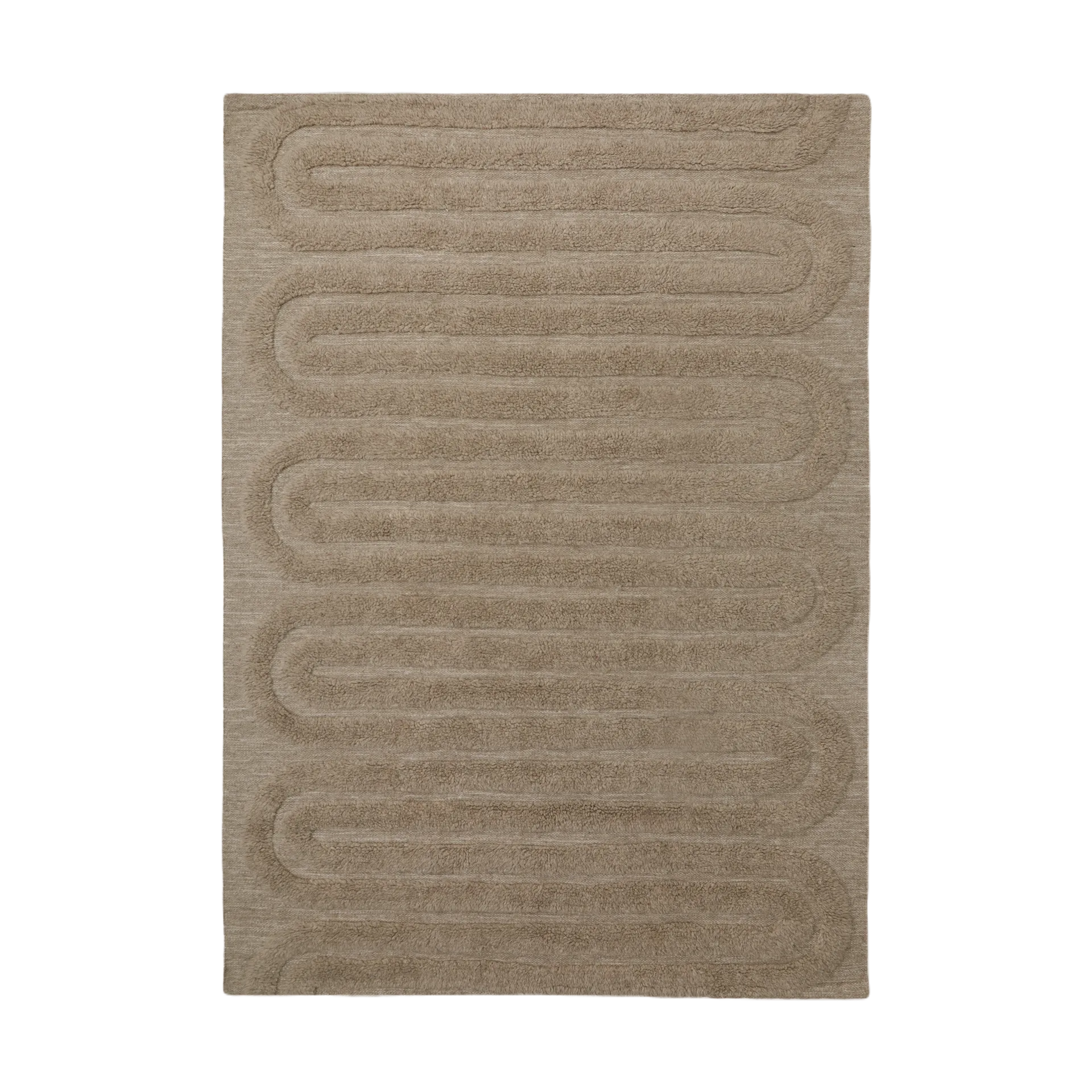 Riklund wool carpet 280x380 cm, Beige-melange Tinted