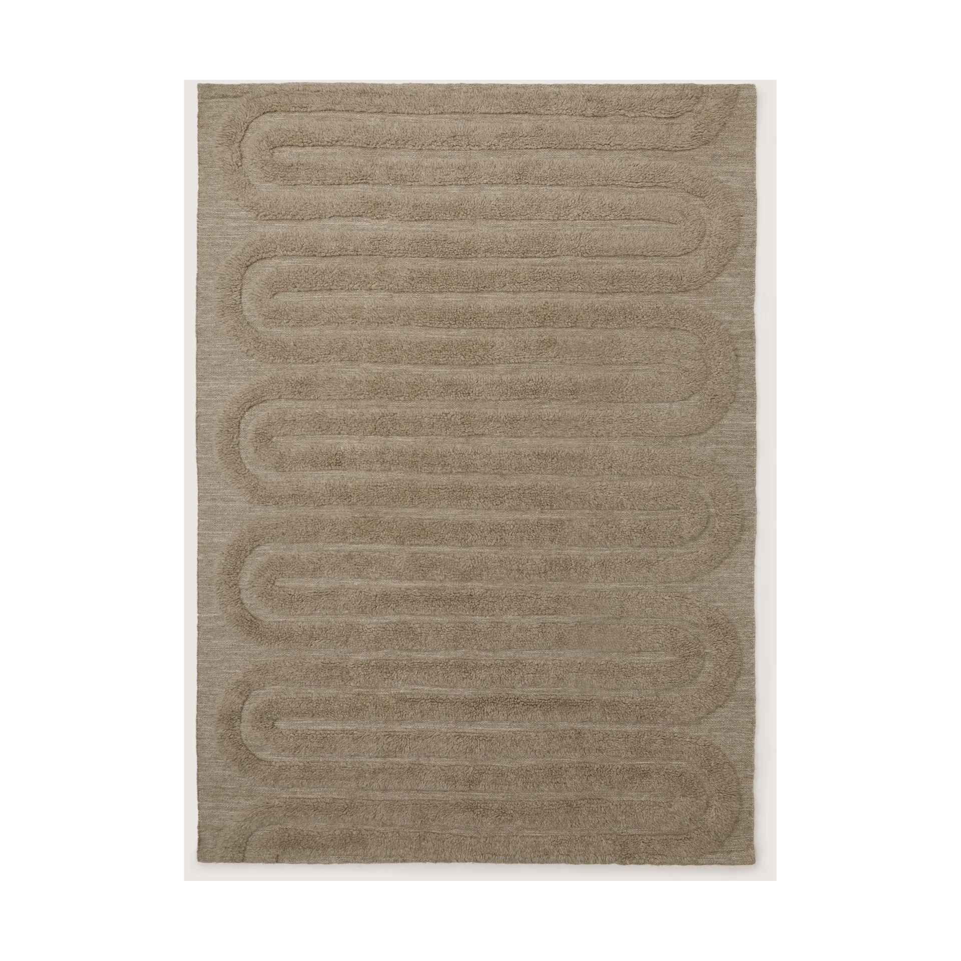 Riklund wool rug, Beige melange, 250x350 cm Tinted