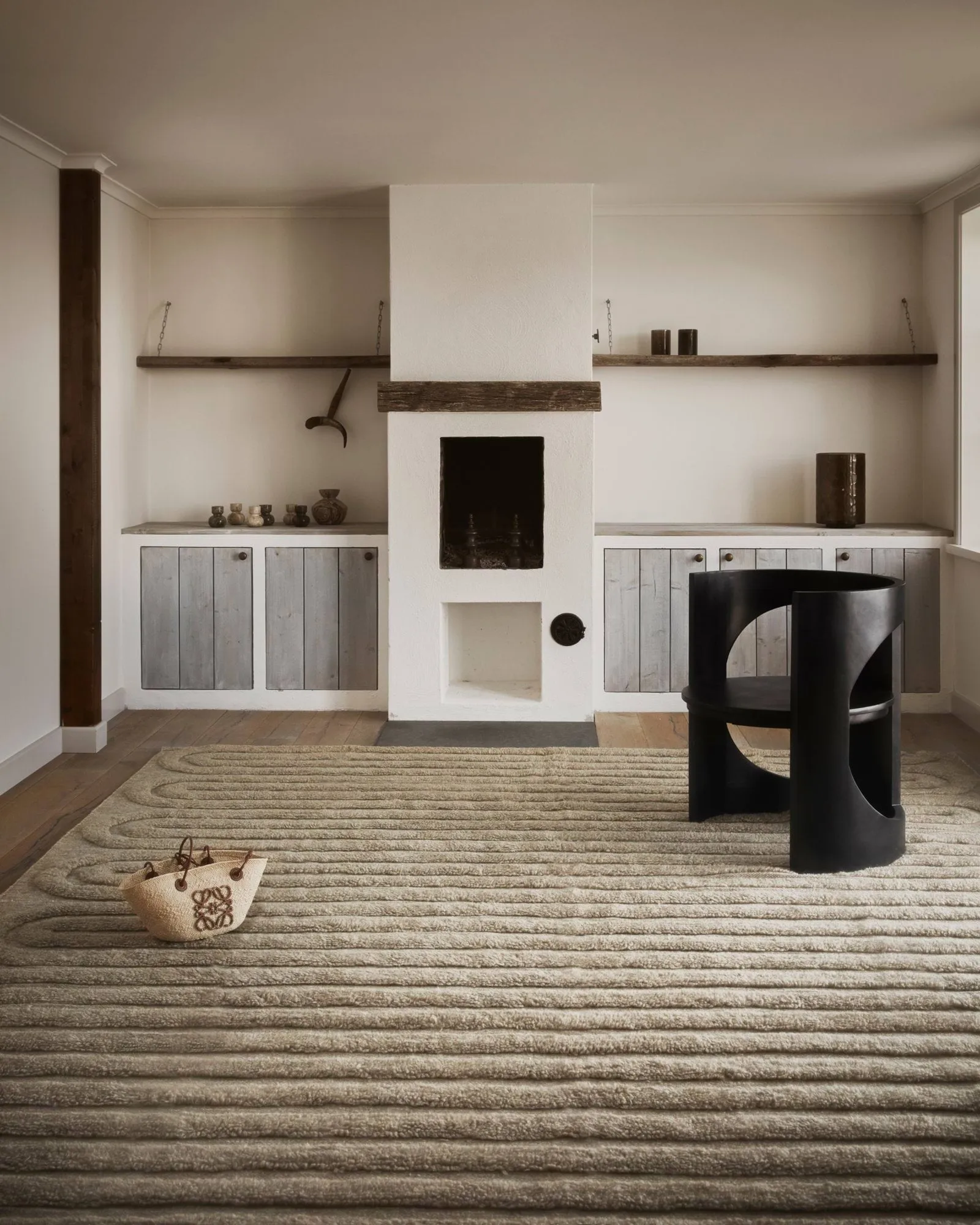 Riklund wool rug, Beige melange, 250x350 cm Tinted