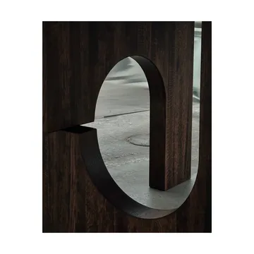 Sanders dining table Ø160 cm - Dark stained oak - Tinted