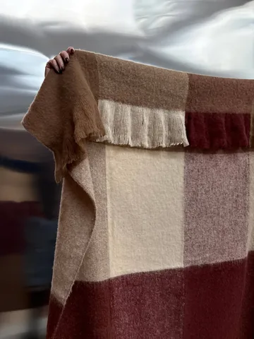 Tunell wool throw - Multi, 130x170 cm - Tinted