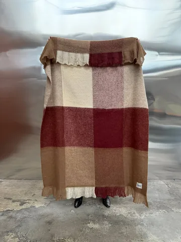 Tunell wool throw - Multi, 130x170 cm - Tinted