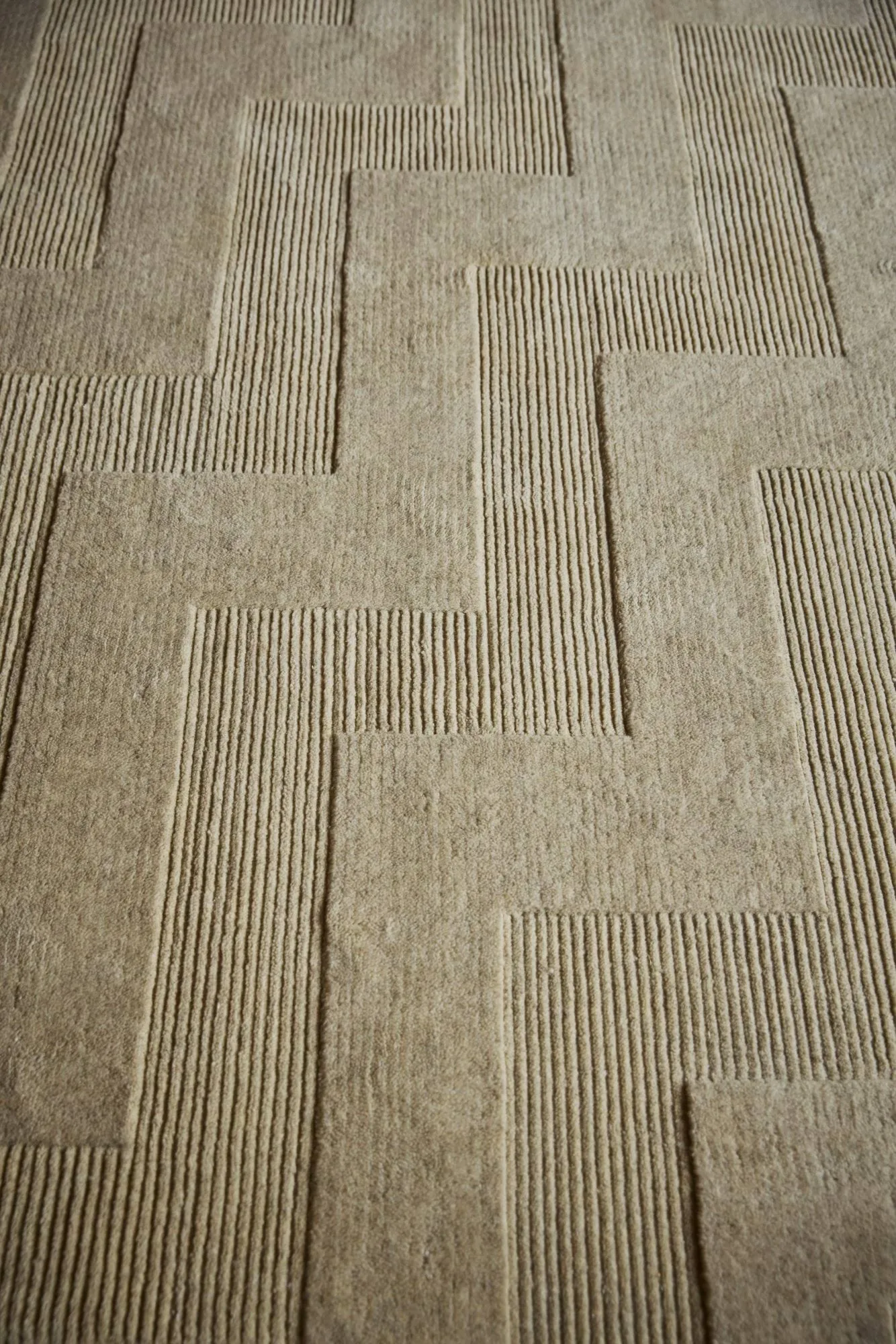 Valmont wool rug, Beige melange, 200x300 cm Tinted
