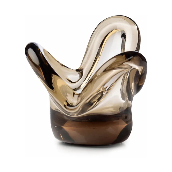 Visser Candle holder - Brown - Tinted