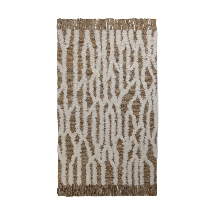 Wahl jute carpet 200x300 cm - Brown-offwhite - Tinted