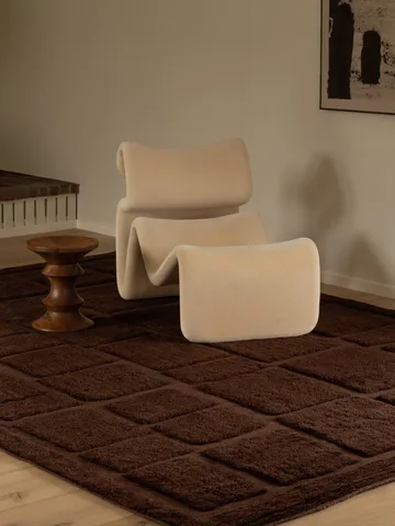 Wandel wool rug - Brown, 250x350 cm - Tinted