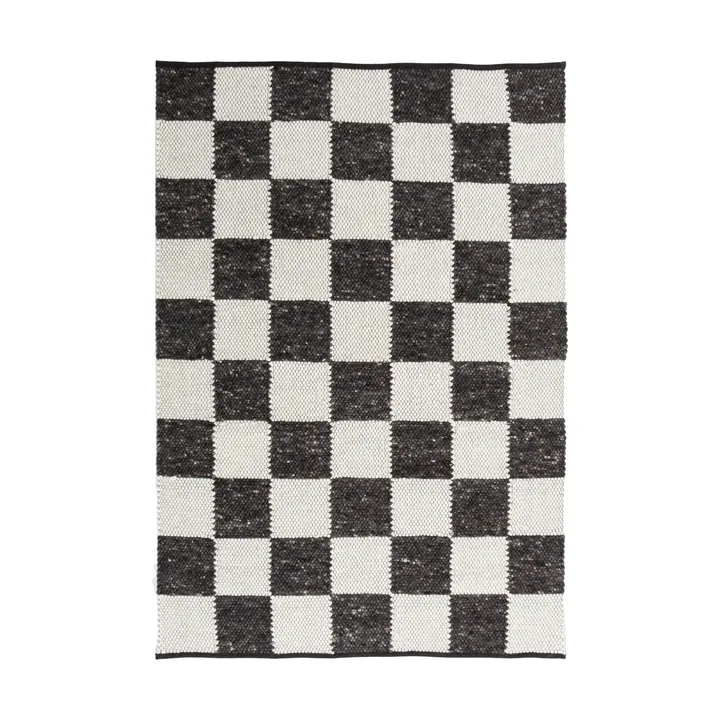 Gotland Design rug Special Edition - Anthracite-white nr. 2428, 90x180 cm - Tisca
