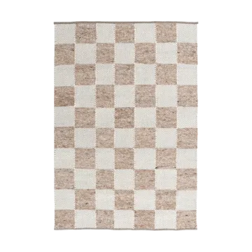 Gotland Design rug Special Edition - Light brown-white no. 2412, 90x180 cm - Tisca