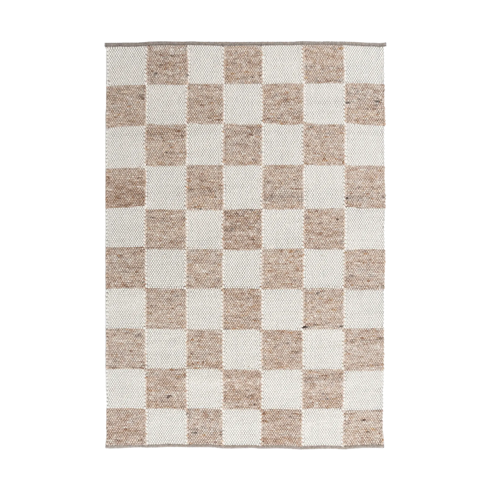 Gotland Design rug Special Edition, Light brown-white nr. 2412, 70x140 cm Tisca