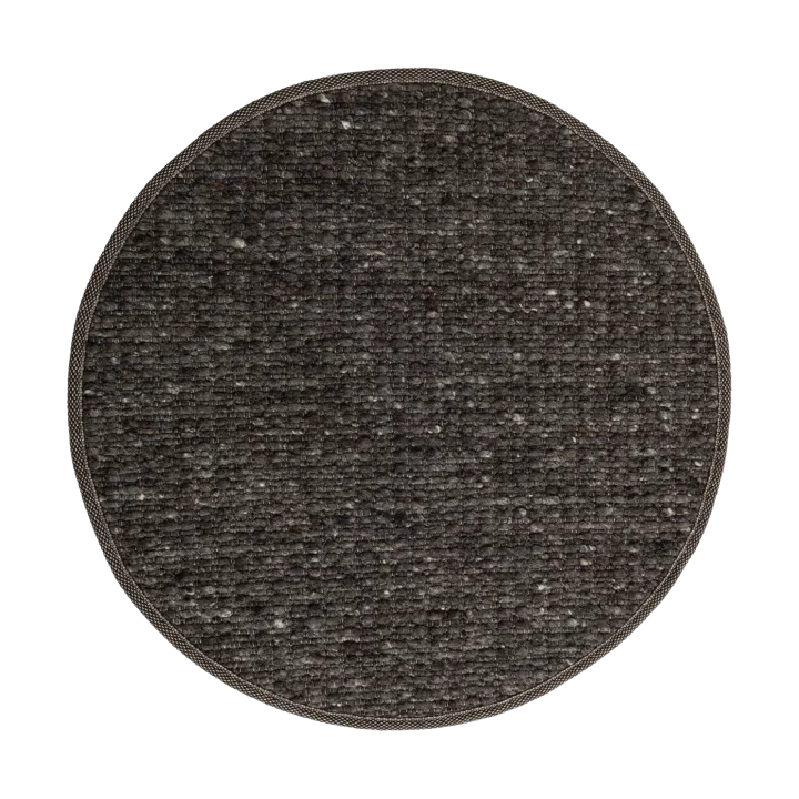 Greenland Swift round rug - Anthracite no. 83, Ø200 cm - Tisca