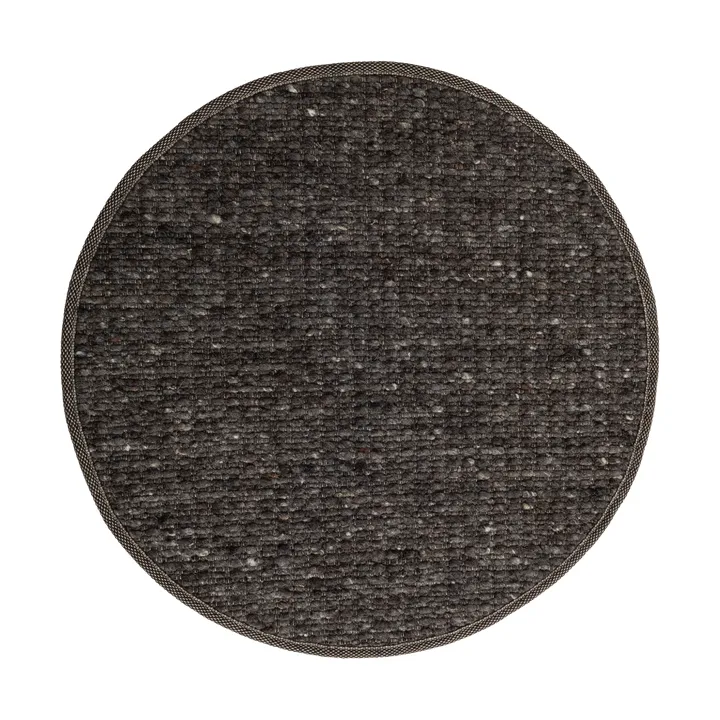 Greenland Swift round rug - Anthracite no. 83, Ø300 cm - Tisca