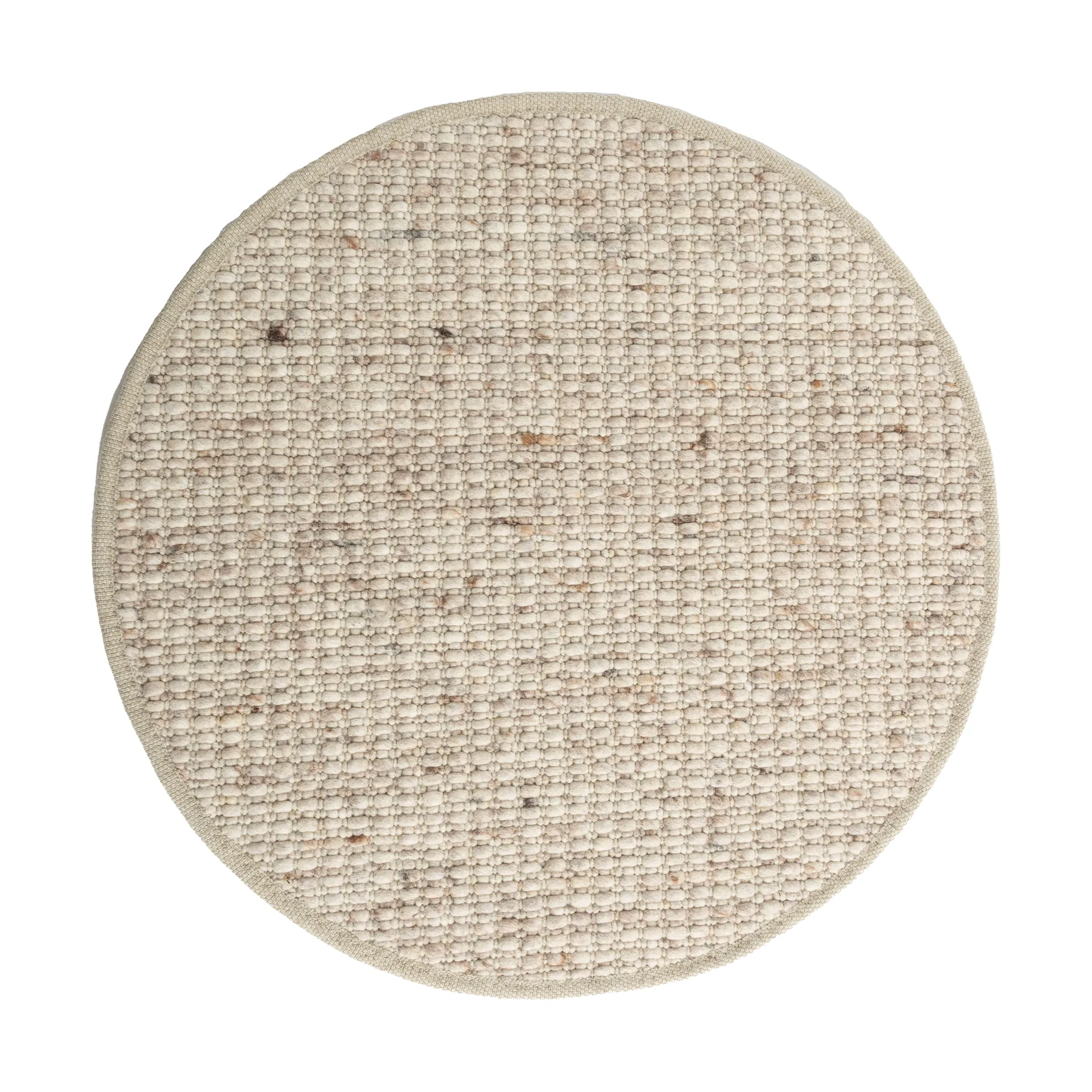 Greenland Swift round rug, Ecru no. 32, Ø200 cm Tisca