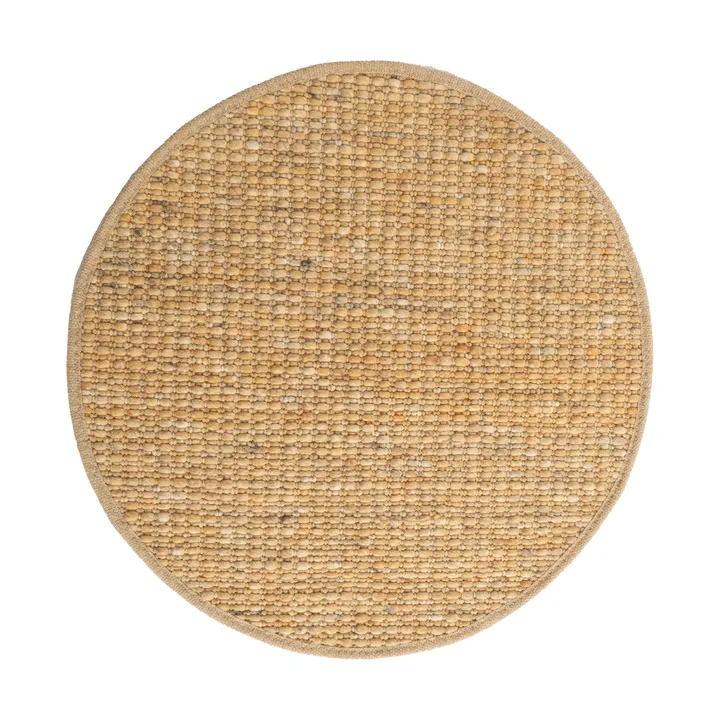 Greenland Swift round rug - Gold no. 261, Ø200 cm - Tisca