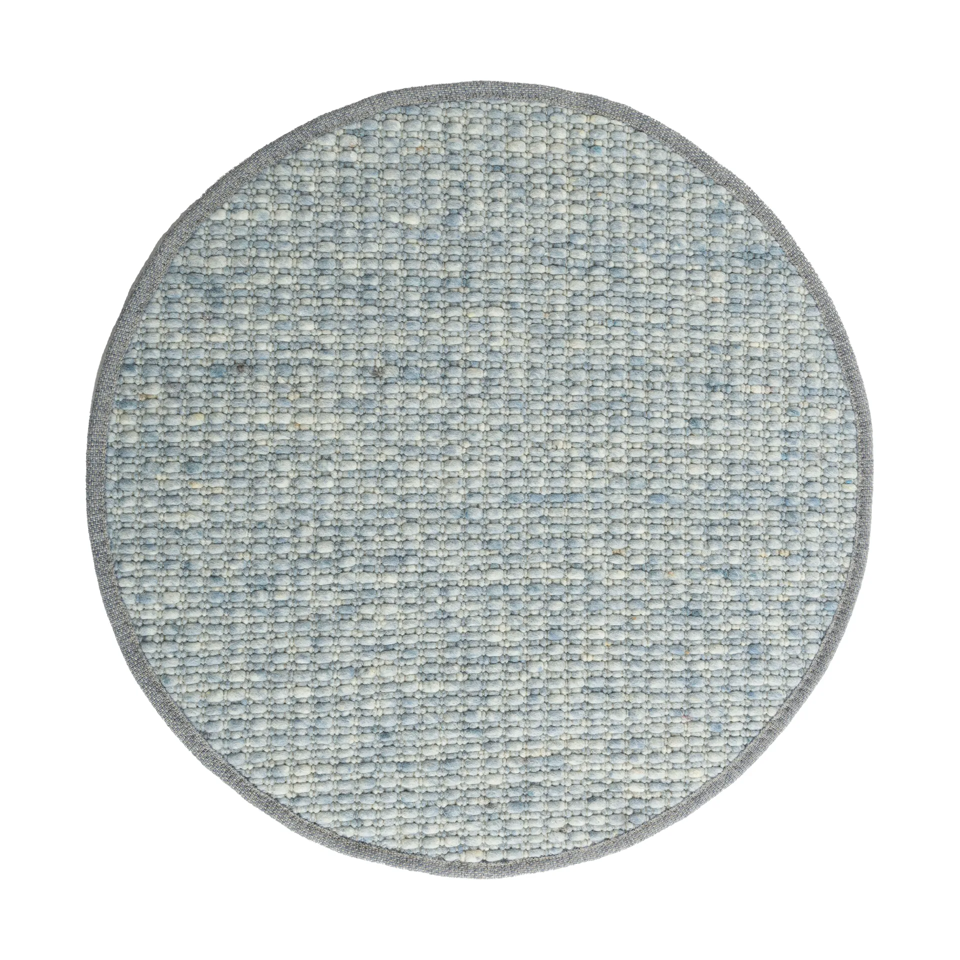 Greenland Swift round rug, Steel blue no. 250, Ø170 cm Tisca