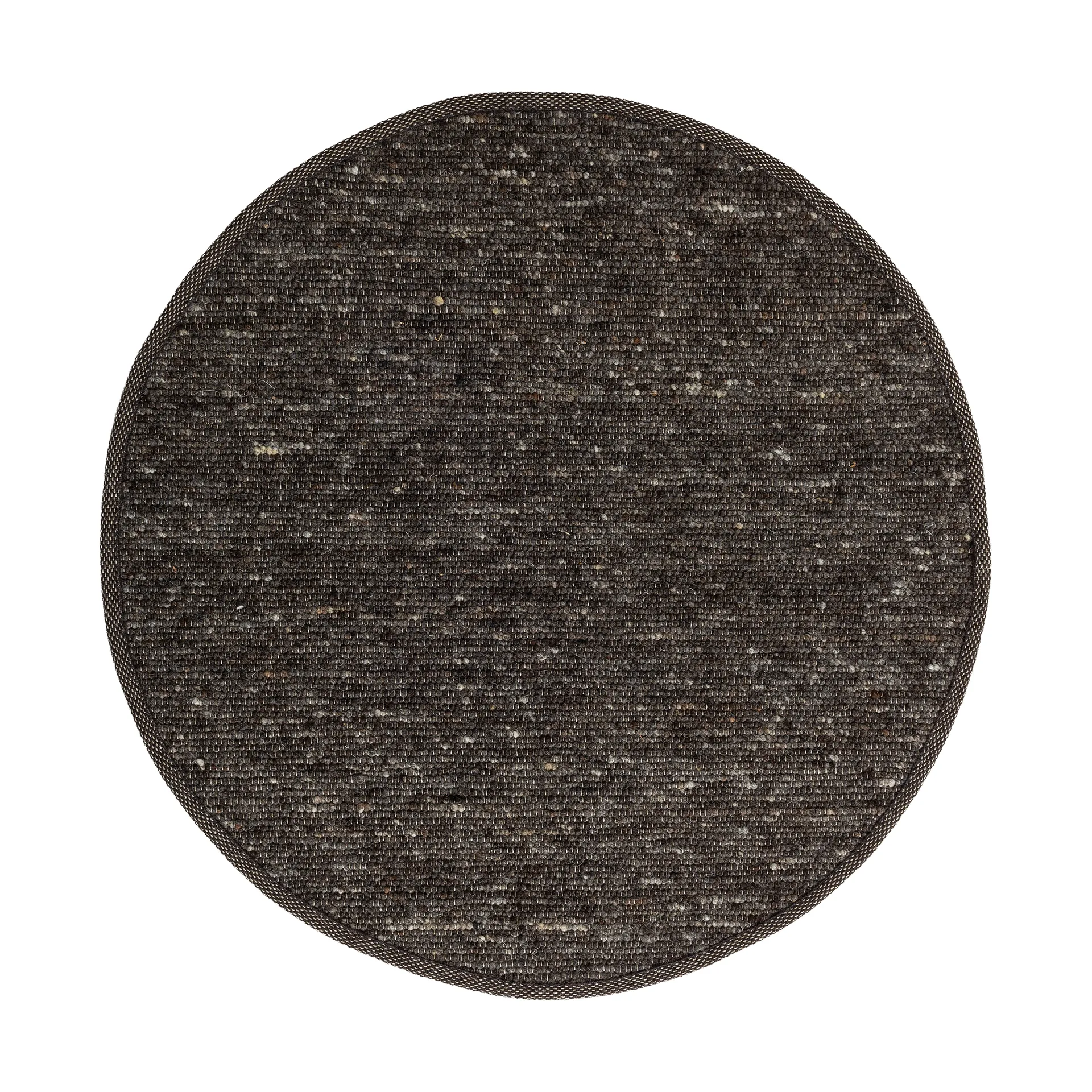 Sierrafil round rug, Anthracite no. 83, Ø250 cm Tisca