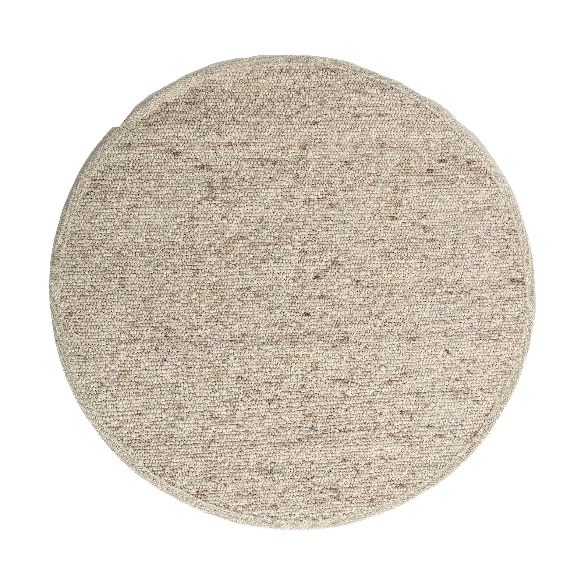 Sierrafil round rug, Ecru no 32, Ø200 cm Tisca