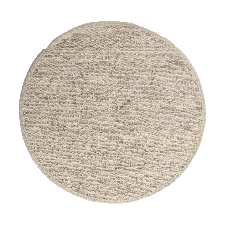Sierrafil round rug - Ecru no 32, Ø200 cm - Tisca