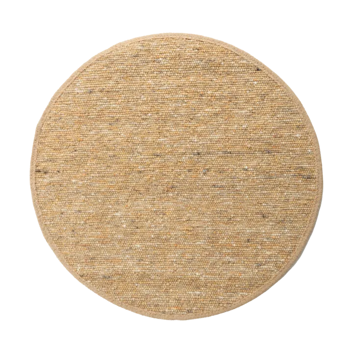 Sierrafil round rug - Gold no. 261, Ø170 cm - Tisca