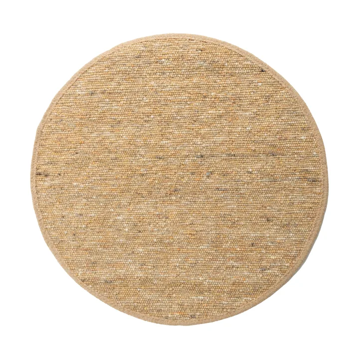 Sierrafil round rug - Gold no. 261, Ø300 cm - Tisca