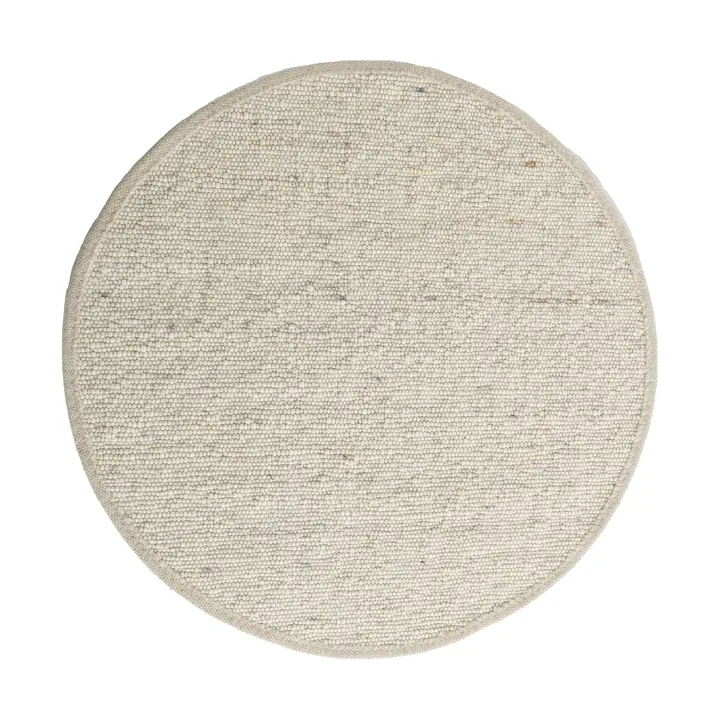 Sierrafil round rug - Natural white no. 11, Ø250 cm - Tisca