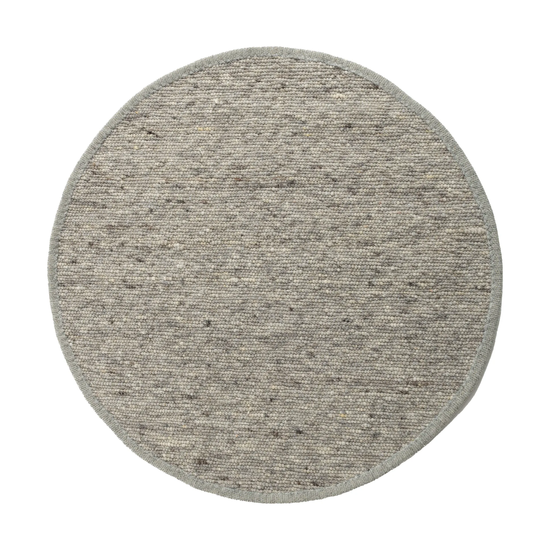 Sierrafil round rug, Silver no. 28, Ø250 cm Tisca