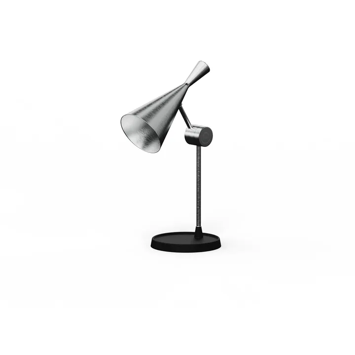 Beat table lamp 53 cm - Unbeaten aluminium - Tom Dixon