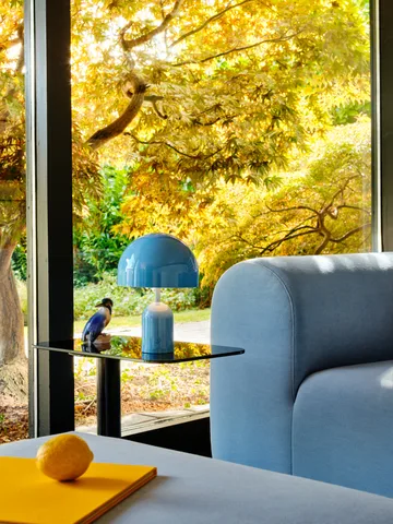 Bell Portable LED table lamp 28 cm - Baby Blue - Tom Dixon