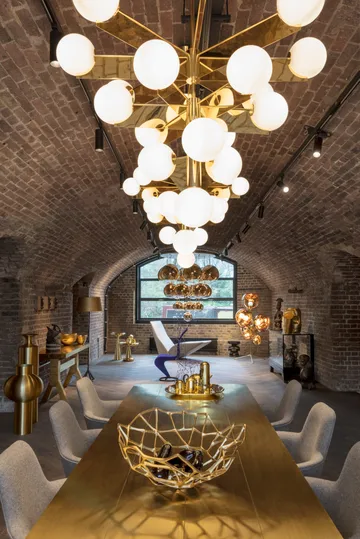 Bone bowl - Brass, L - Tom Dixon