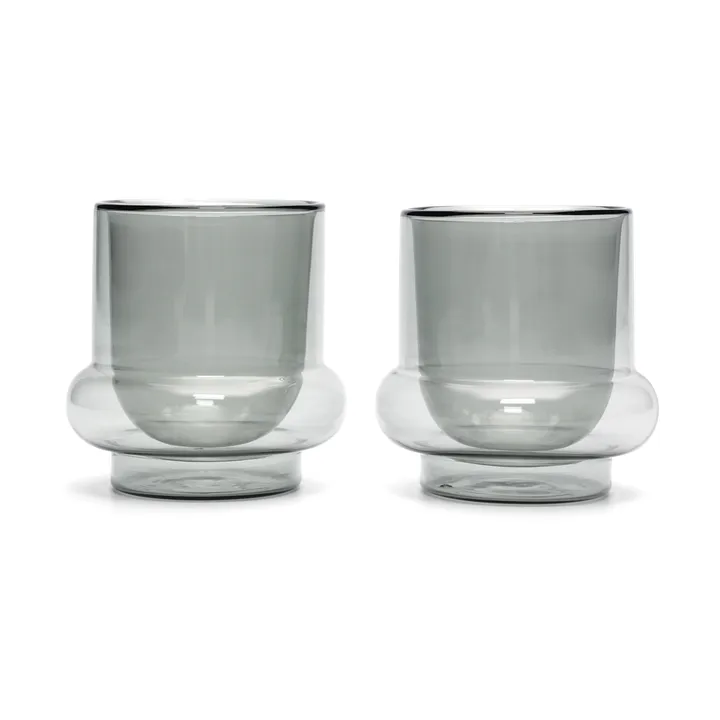 Bump coffee cup 20 cl 2-pack - Grey - Tom Dixon