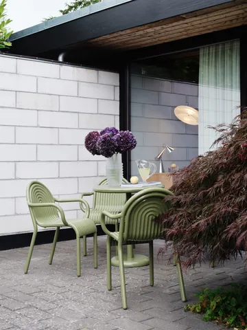 Groove café table round - Moss, Ø70 cm - Tom Dixon