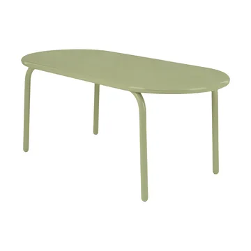 Groove Obround dining table - Moss, 86x186 cm - Tom Dixon