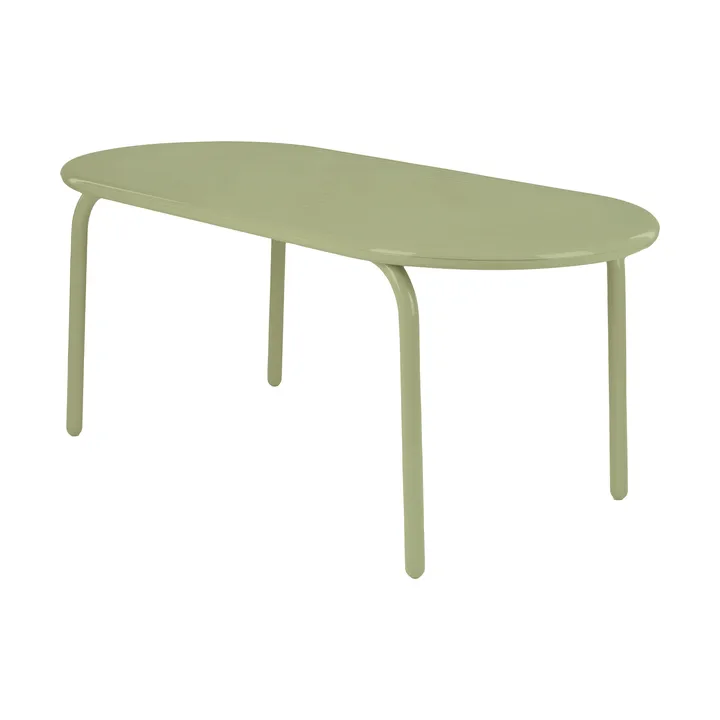 Groove Obround dining table - Moss, 86x186 cm - Tom Dixon