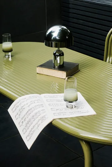 Groove Obround dining table - Moss, 86x186 cm - Tom Dixon