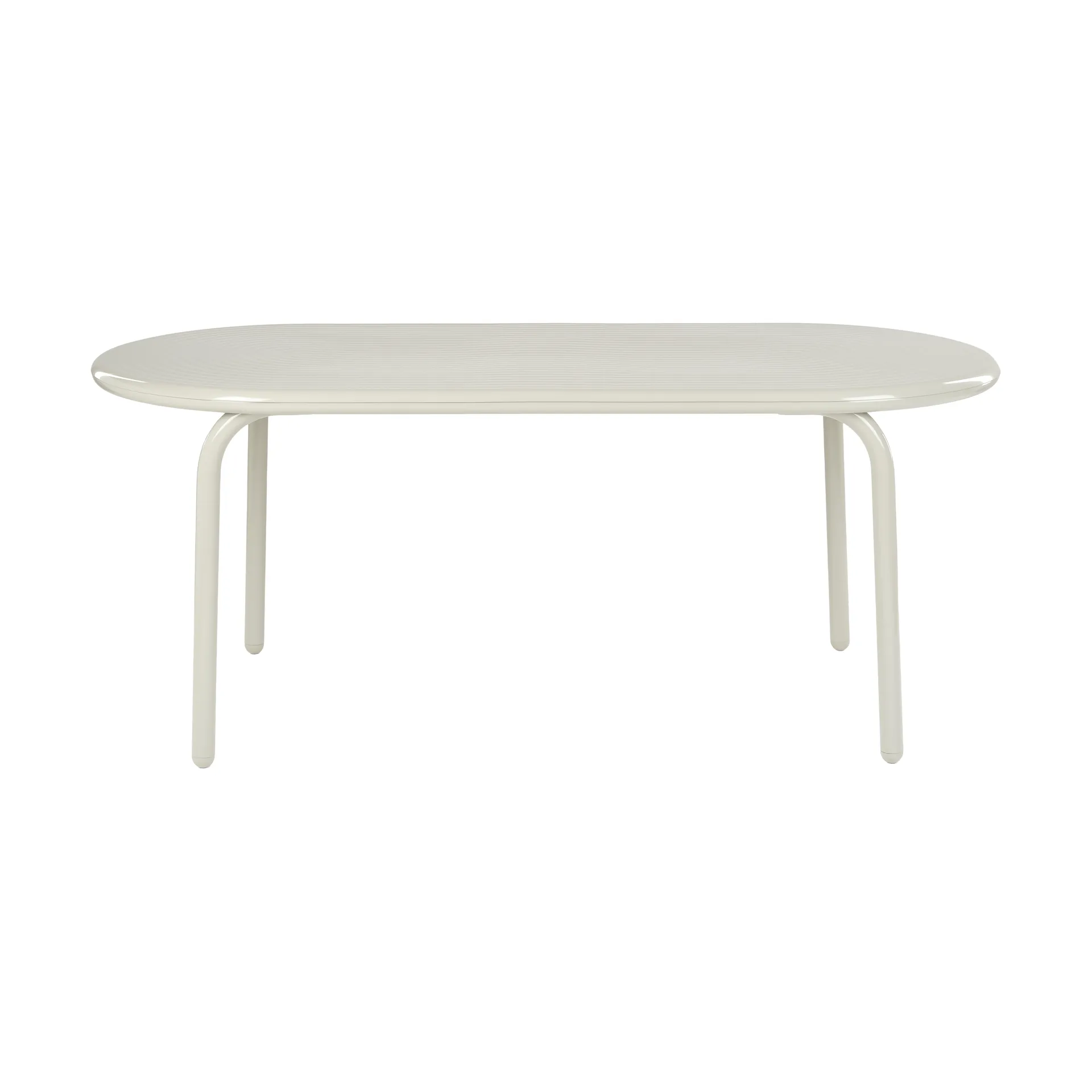 Groove Obround dining table - Putty, 86x186 cm,  Tom Dixon