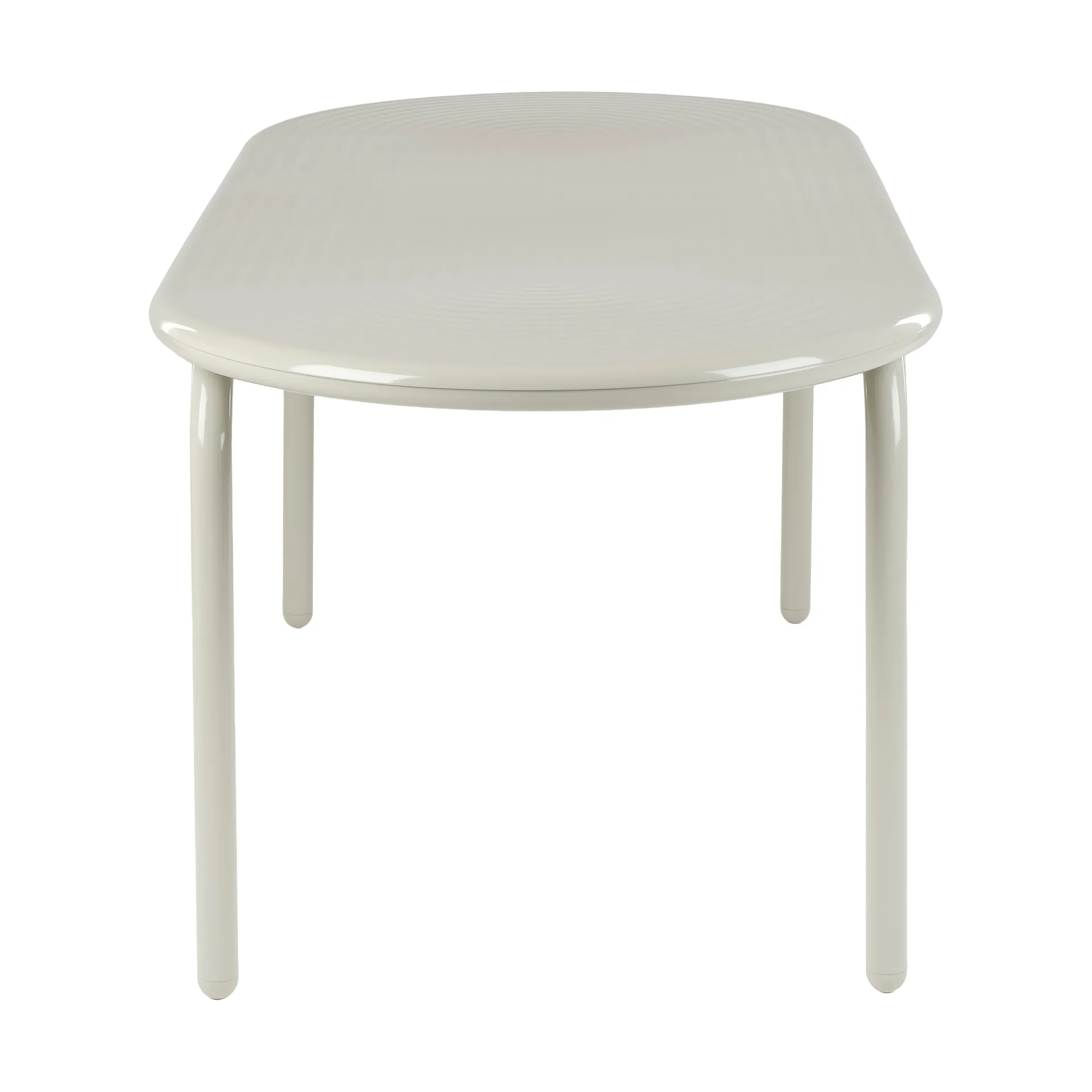 Groove Obround dining table - Putty, 86x186 cm,  Tom Dixon