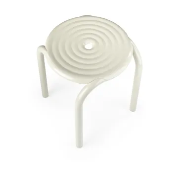 Groove stool 45 cm - Putty - Tom Dixon