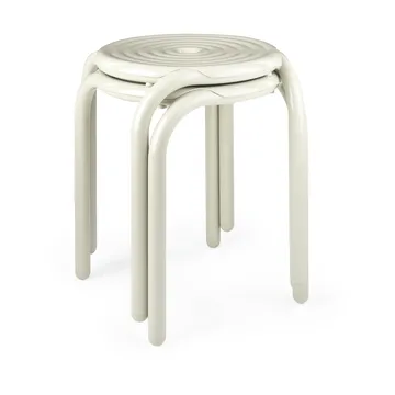 Groove stool 45 cm - Putty - Tom Dixon
