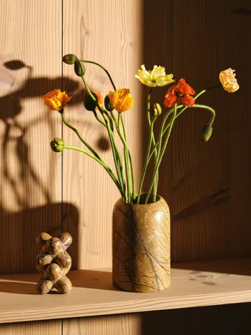 Jack decorative object - Forest brown marble, 10x8.5 cm - Tom Dixon