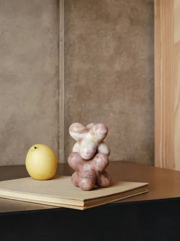 Jack decorative object - Pink Indian onyx, 10x8.5 cm - Tom Dixon