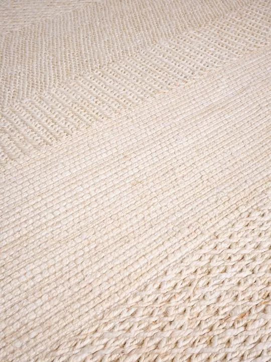 Knotty rug, White 200x300 cm Tom Dixon