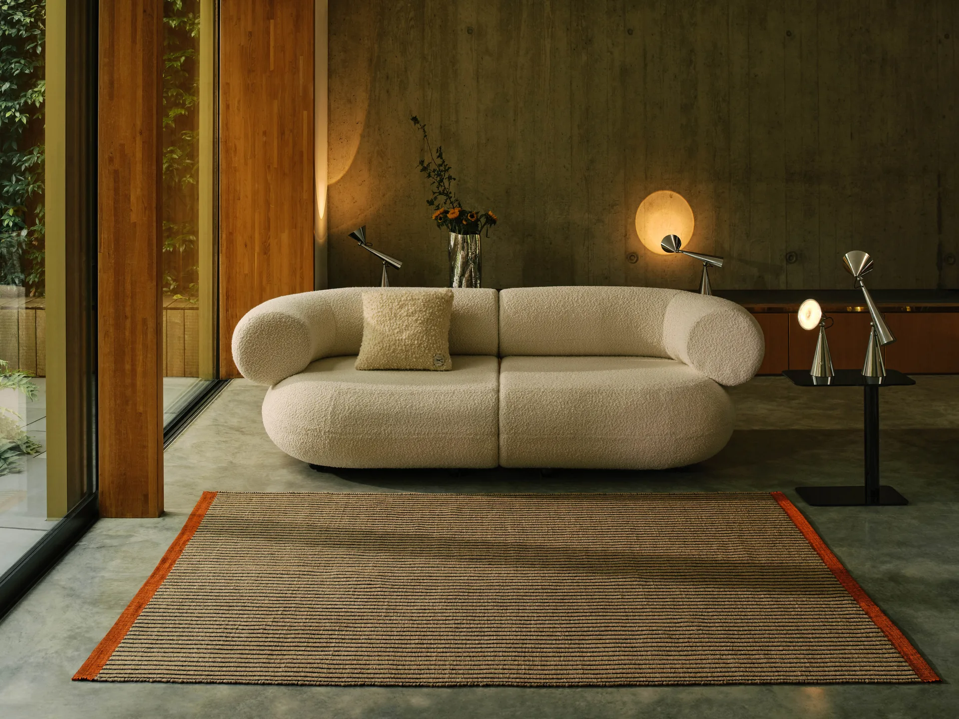 Line rug, Black 170x240 cm Tom Dixon