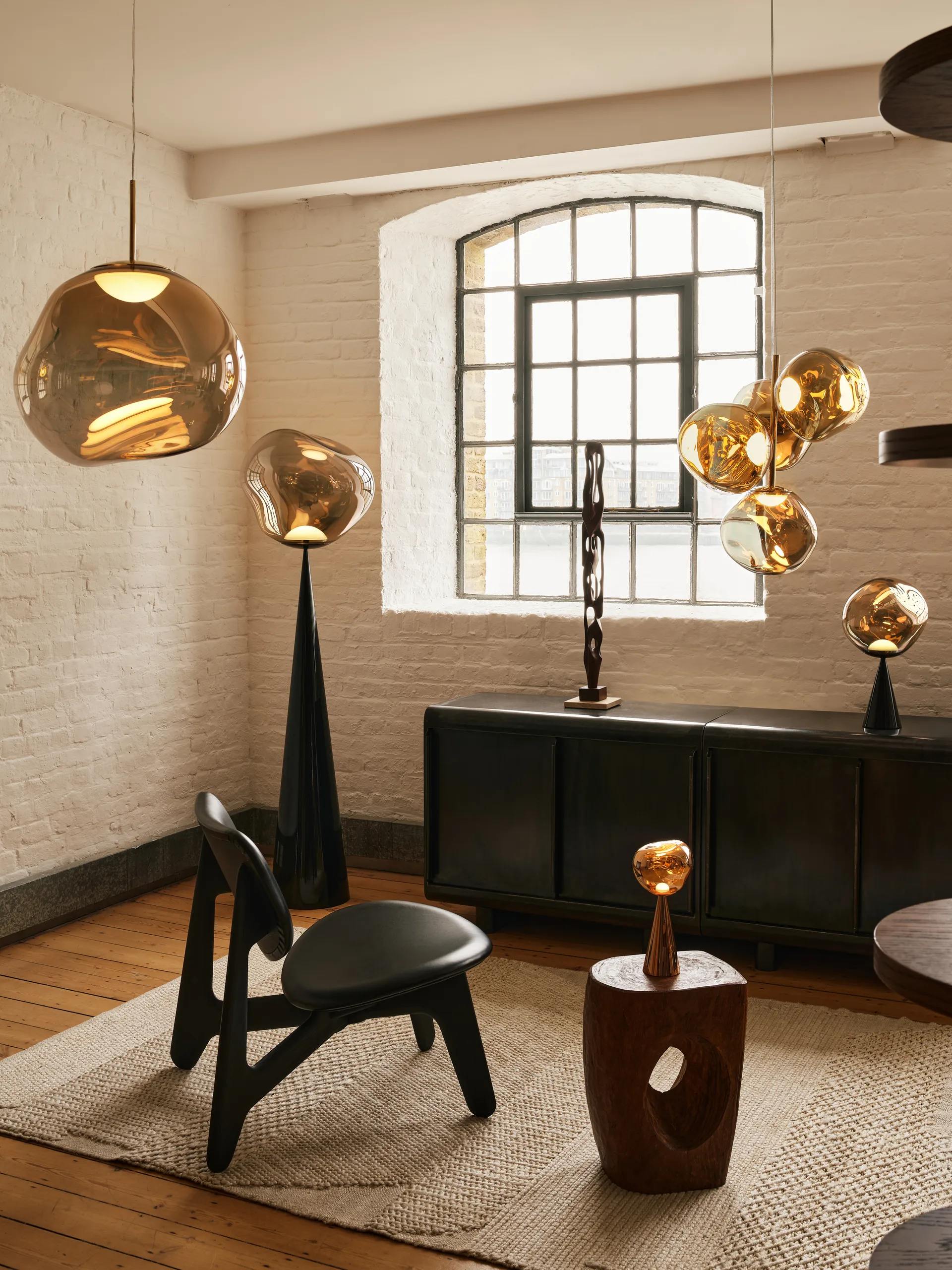Melt pendant lamp LED, Bronze Tom Dixon
