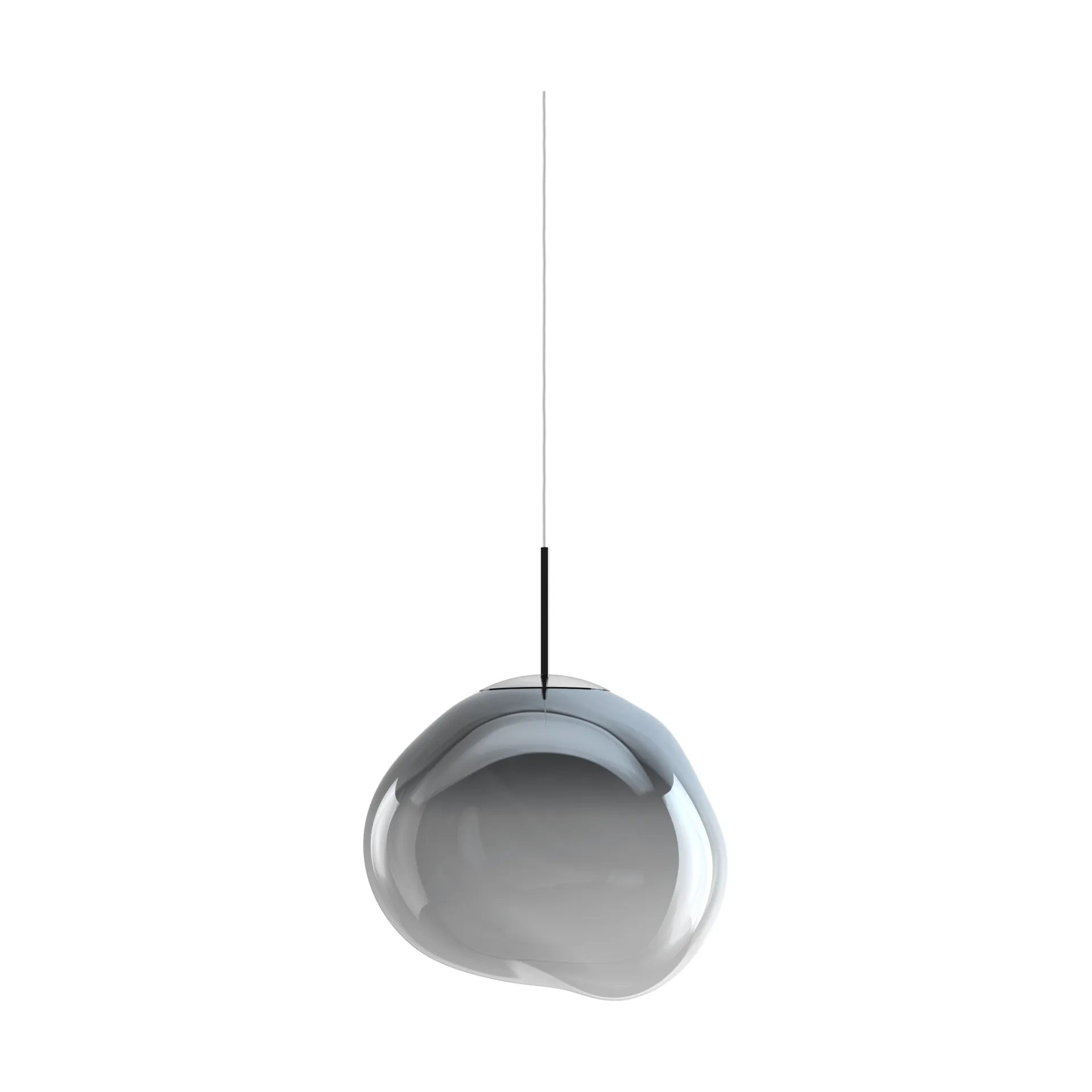 Melt pendant lamp LED, Nickel Tom Dixon