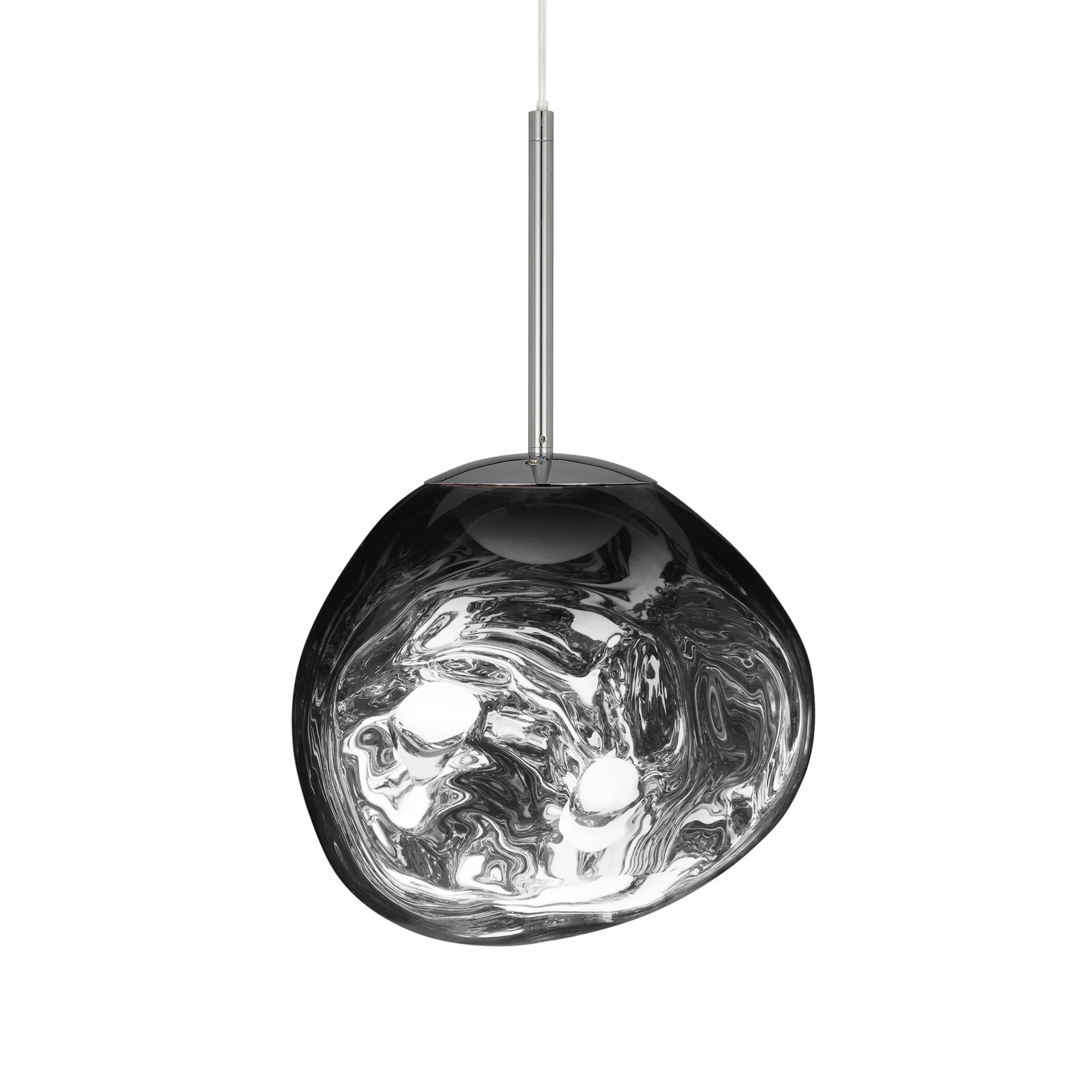 Melt pendant lamp mini LED, Chrome Tom Dixon