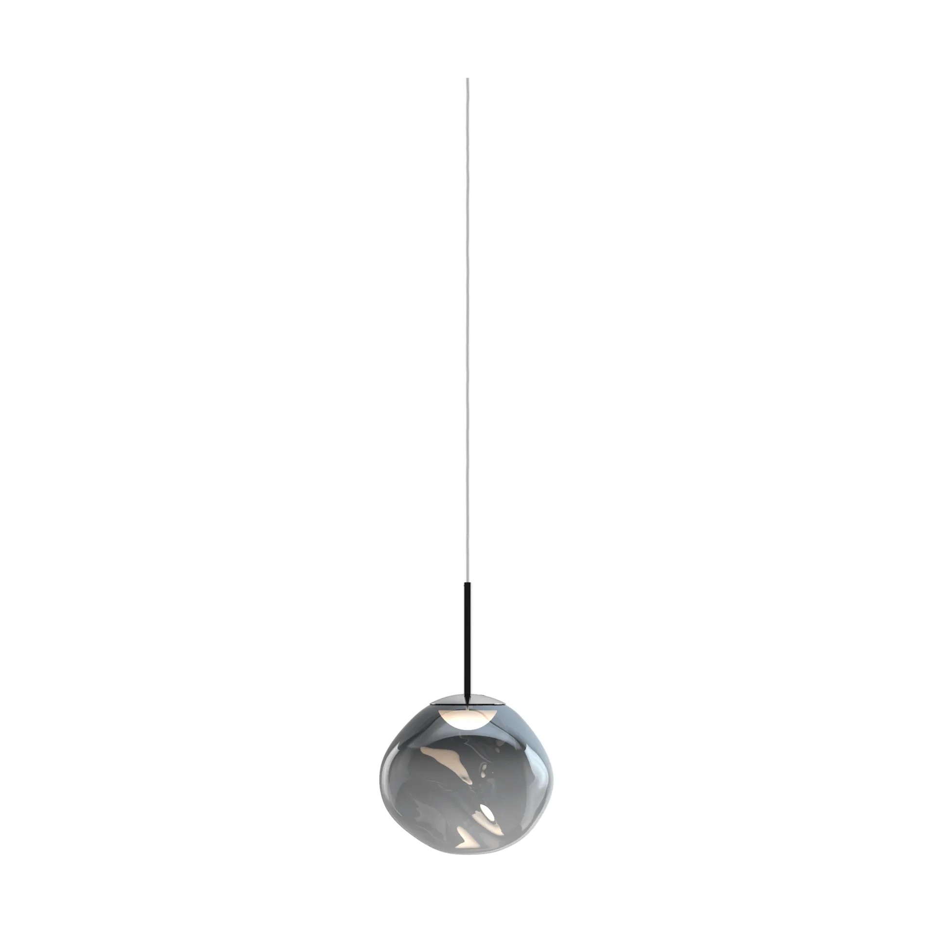 Melt pendant lamp mini LED, Nickel Tom Dixon