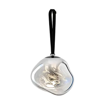Melt Portable LED Large floor lamp - Silver - Tom Dixon